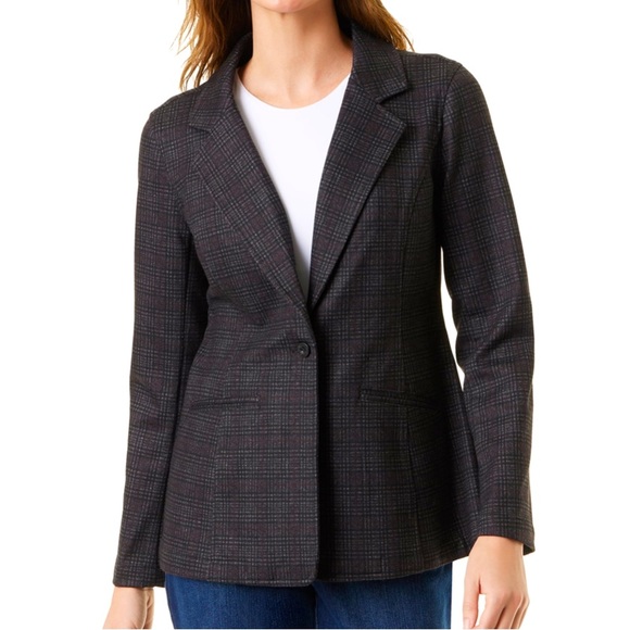 FOREVER 21 Plaid Blazer Woman’s Sz M - Picture 1 of 12